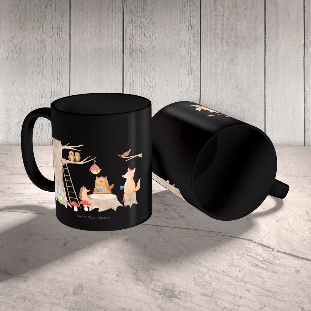 Tasse Waldtiere Picknick Tasse, Kaffeetasse, Teetasse, Becher, Kaffeebecher, Teebecher, Keramiktasse, Porzellantasse, Büro Tasse, Geschenk Tasse, Tasse Sprüche, Tasse Motive, Kaffeetassen, Tasse bedrucken, Designer Tasse, Cappuccino Tassen, Schöne Teetassen, Tiermotive, Gute Laune, lustige Sprüche, Tiere, Waldtiere, Picknick, Wald, Fuchs, Hase, Igel, Maus, Eichhörnchen