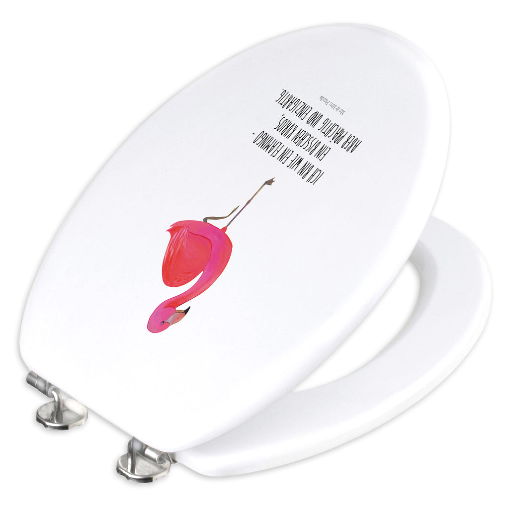 Motiv WC Sitz Flamingo Classic Klobrille, Klodeckel, Toilettendeckel, WC-Sitz, Toilette, Flamingo, Einzigartig, Selbstliebe, Stolz, ich, für mich, Spruch, Freundin, Freundinnen, Außenseiter, Sohn, Tochter, Geschwister