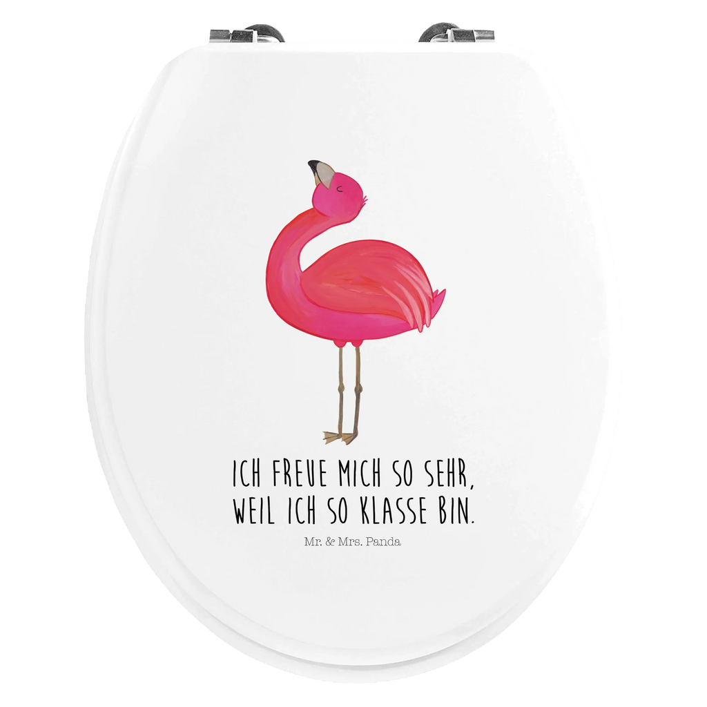 Motiv WC Sitz Flamingo Stolz Klobrille, Klodeckel, Toilettendeckel, WC-Sitz, Toilette, Flamingo, stolz, Freude, Selbstliebe, Selbstakzeptanz, Freundin, beste Freundin, Tochter, Mama, Schwester