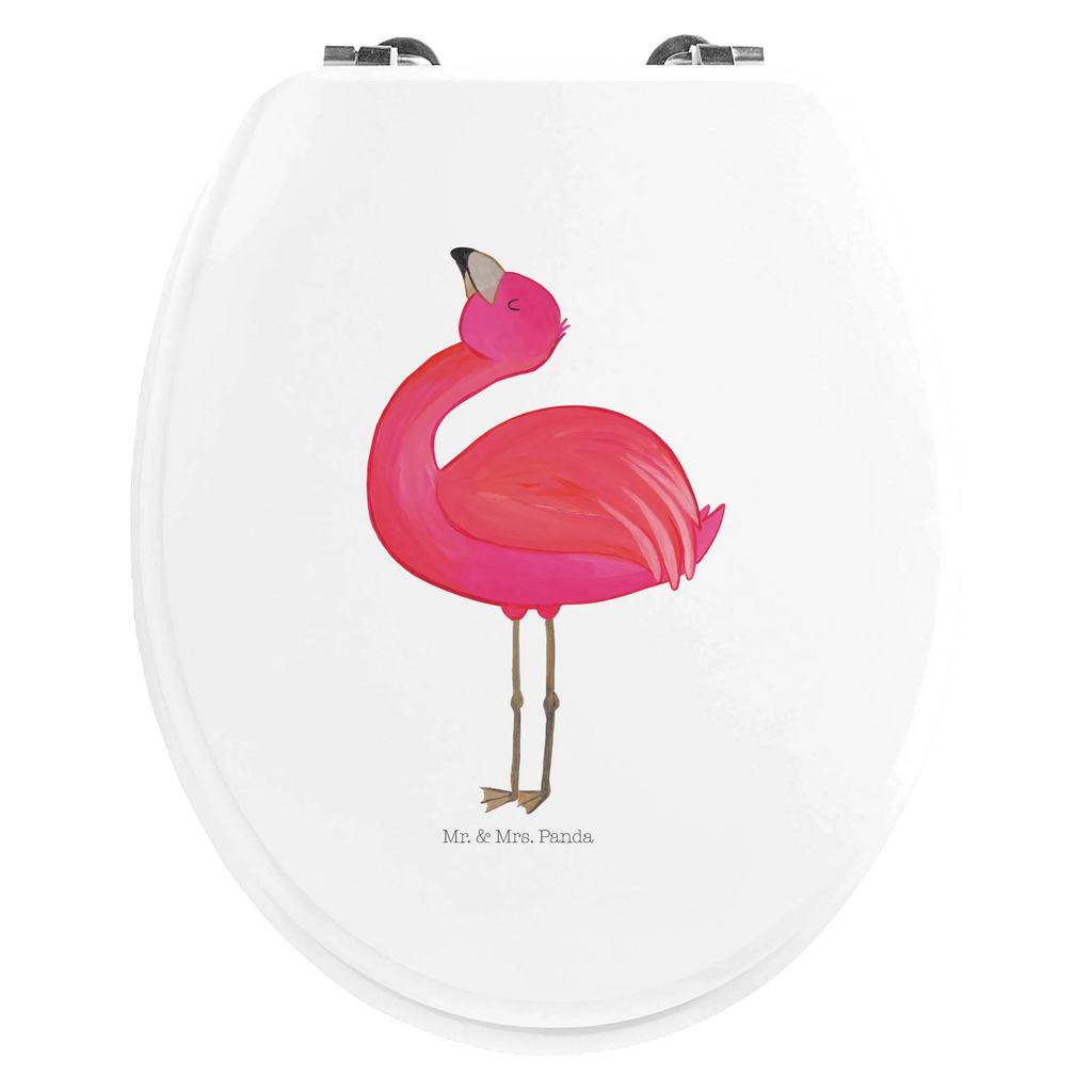 Motiv WC Sitz Flamingo Stolz Klobrille, Klodeckel, Toilettendeckel, WC-Sitz, Toilette, Flamingo, stolz, Freude, Selbstliebe, Selbstakzeptanz, Freundin, beste Freundin, Tochter, Mama, Schwester