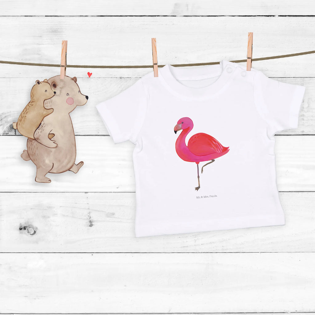 Organic Baby Shirt Flamingo Classic Baby T-Shirt, Jungen Baby T-Shirt, Mädchen Baby T-Shirt, Shirt, Flamingo, Einzigartig, Selbstliebe, Stolz, ich, für mich, Spruch, Freundin, Freundinnen, Außenseiter, Sohn, Tochter, Geschwister