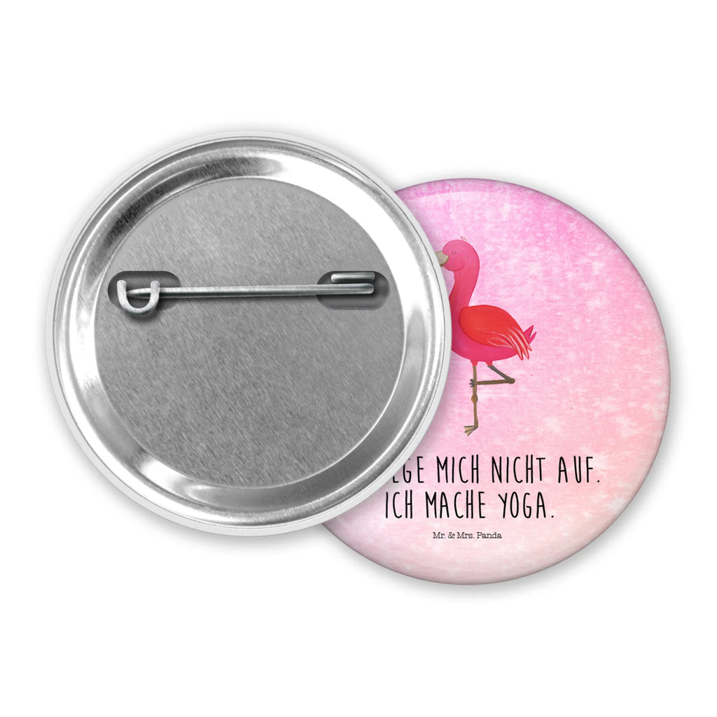 Button Flamingo Yoga 50mm Button, Button, Pin, Anstecknadel, Flamingo, Vogel, Yoga, Namaste, Achtsamkeit, Yoga-Übung, Entspannung, Ärger, Aufregen, Tiefenentspannung