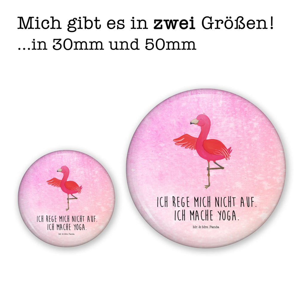 Button Flamingo Yoga 50mm Button, Button, Pin, Anstecknadel, Flamingo, Vogel, Yoga, Namaste, Achtsamkeit, Yoga-Übung, Entspannung, Ärger, Aufregen, Tiefenentspannung