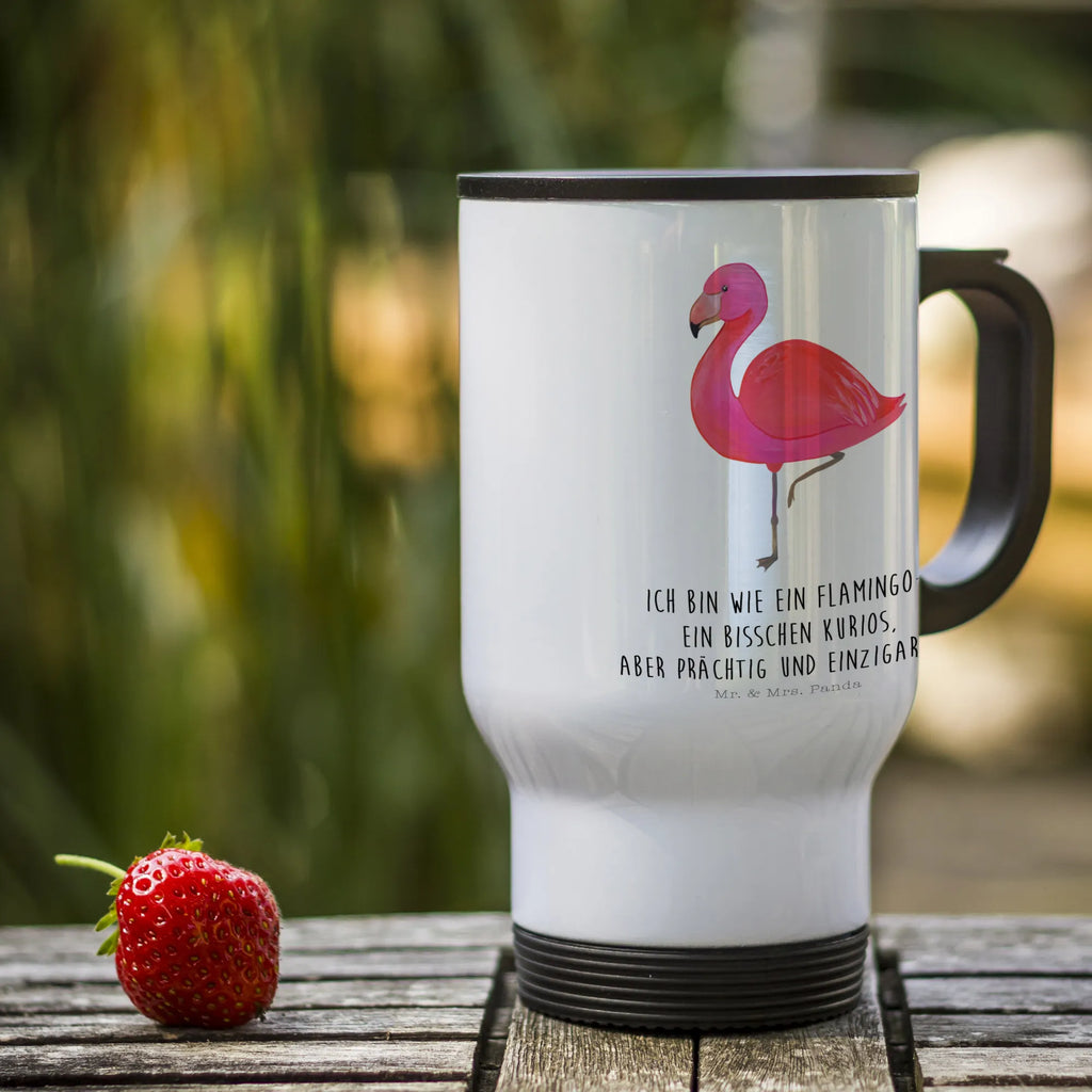 Thermobecher Flamingo classic Thermobecher, To Go Becher, Thermotasse, Kaffeebecher, Isolierbecher, Thermobecher To Go, Warmhaltetasse, Edelstahlbecher, Reisebecher, Tasse mit Deckel, Thermobecher für 400 ml, Kaffeetasse zum Mitnehmen, Tasse zum Mitnehmen, Spülmaschinenfest, Flamingo, Einzigartig, Selbstliebe, Stolz, ich, für mich, Spruch, Freundin, Freundinnen, Außenseiter, Sohn, Tochter, Geschwister