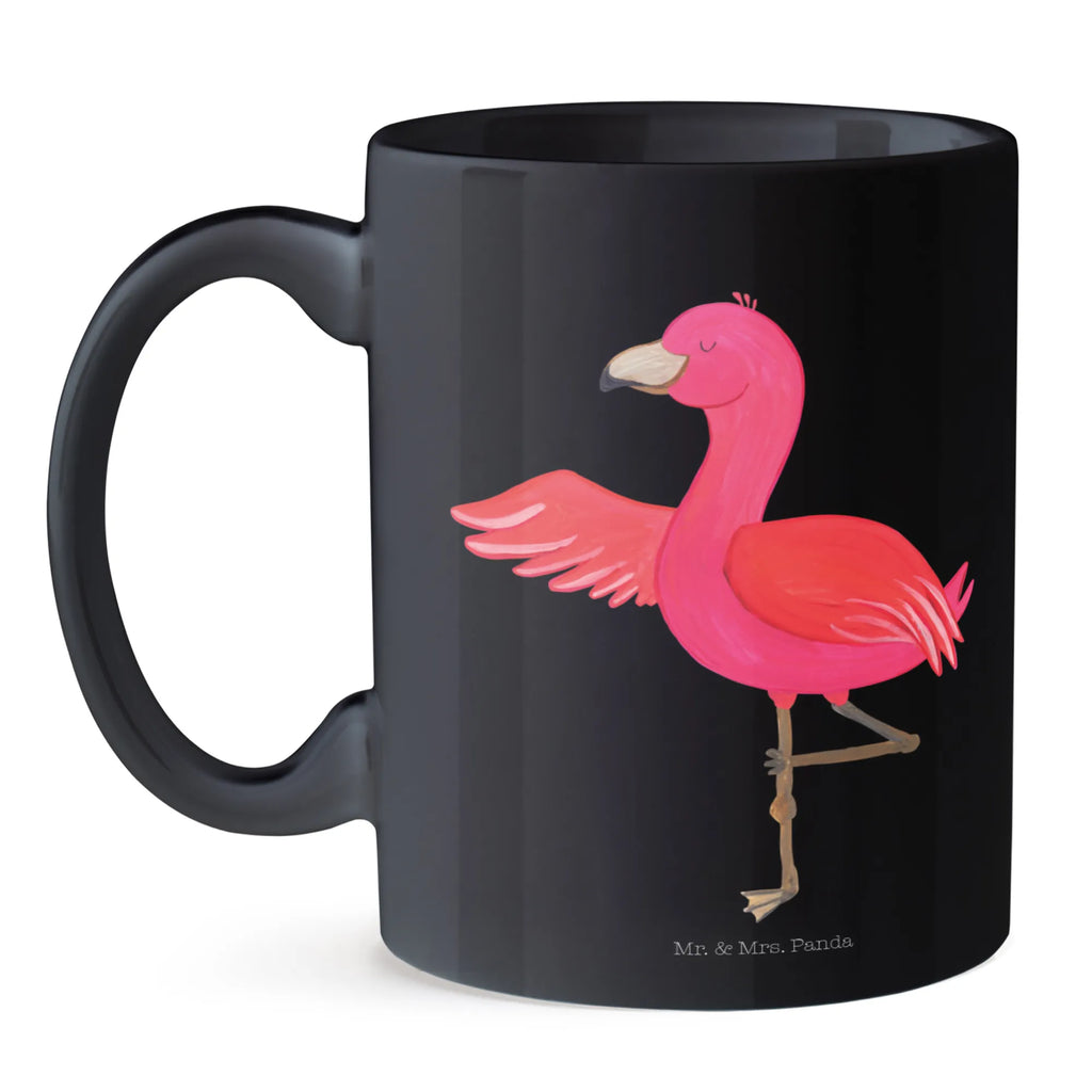 Tasse Flamingo Yoga Tasse, Kaffeetasse, Teetasse, Becher, Kaffeebecher, Teebecher, Keramiktasse, Porzellantasse, Büro Tasse, Geschenk Tasse, Tasse Sprüche, Tasse Motive, Kaffeetassen, Tasse bedrucken, Designer Tasse, Cappuccino Tassen, Schöne Teetassen, Flamingo, Vogel, Yoga, Namaste, Achtsamkeit, Yoga-Übung, Entspannung, Ärger, Aufregen, Tiefenentspannung