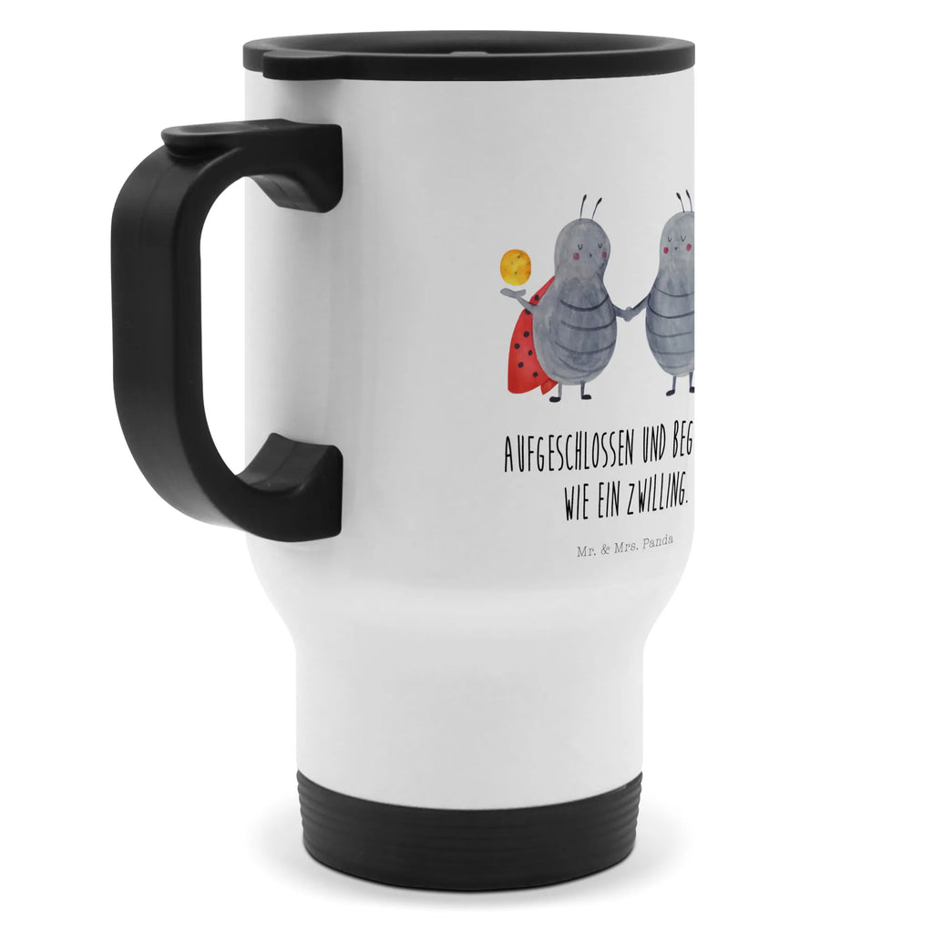 Thermobecher Sternzeichen Zwilling Thermobecher, To Go Becher, Thermotasse, Kaffeebecher, Isolierbecher, Thermobecher To Go, Warmhaltetasse, Edelstahlbecher, Reisebecher, Tasse mit Deckel, Thermobecher für 400 ml, Kaffeetasse zum Mitnehmen, Tasse zum Mitnehmen, Spülmaschinenfest, Tierkreiszeichen, Sternzeichen, Horoskop, Astrologie, Aszendent, Zwillinge, Zwilling Geschenk, Zwilling Sternzeichen, Geburtstag Mai, Geschenk Mai, Geschenk Juni, Marienkäfer, Glückskäfer, Zwillingsbruder, Zwillingsschwester