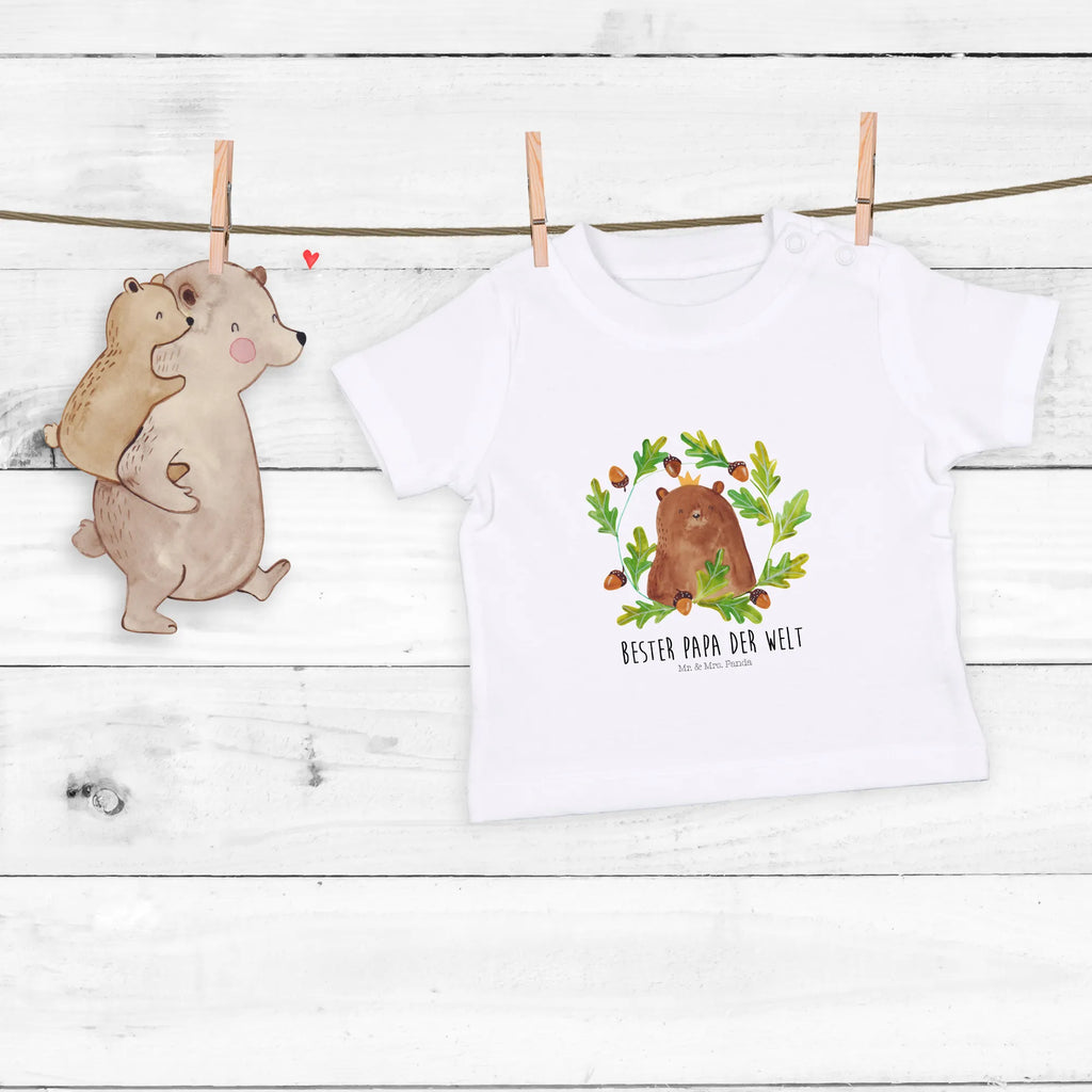 Organic Baby Shirt Bär König Baby T-Shirt, Jungen Baby T-Shirt, Mädchen Baby T-Shirt, Shirt, Bär, Teddy, Teddybär, Papa, Papa Bär, bester Vater, bester Papa, weltbester Papa, Vatertag, Vater, Dad, Daddy, Papi