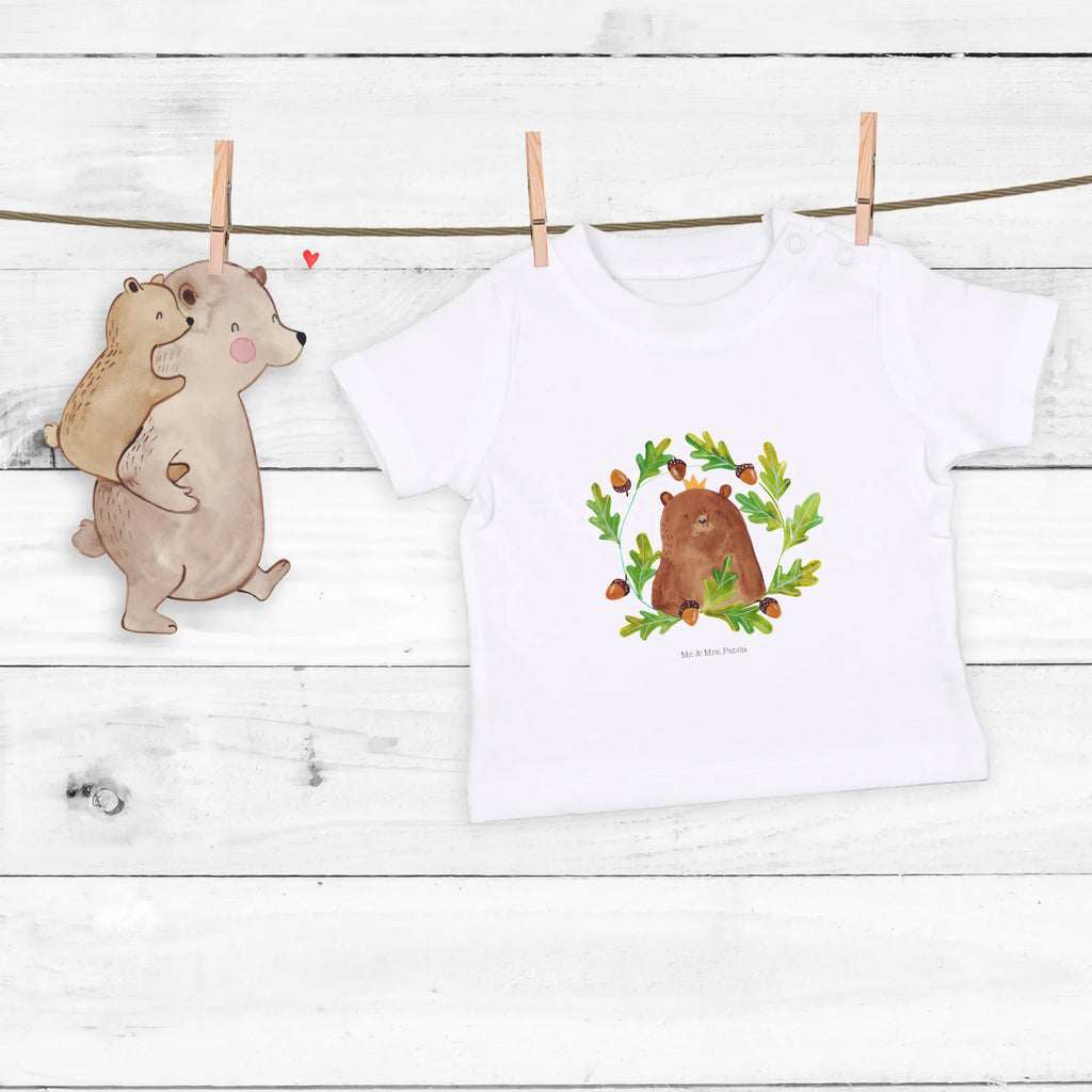 Organic Baby Shirt Bär König Baby T-Shirt, Jungen Baby T-Shirt, Mädchen Baby T-Shirt, Shirt, Bär, Teddy, Teddybär, Papa, Papa Bär, bester Vater, bester Papa, weltbester Papa, Vatertag, Vater, Dad, Daddy, Papi