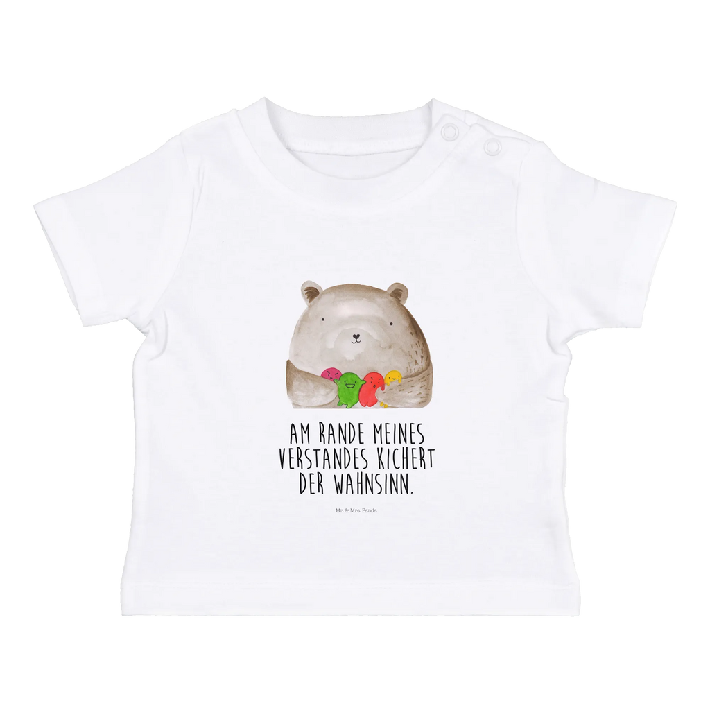 Organic Baby Shirt Bär Gefühl Baby T-Shirt, Jungen Baby T-Shirt, Mädchen Baby T-Shirt, Shirt, Bär, Teddy, Teddybär, Wahnsinn, Verrückt, Durchgedreht