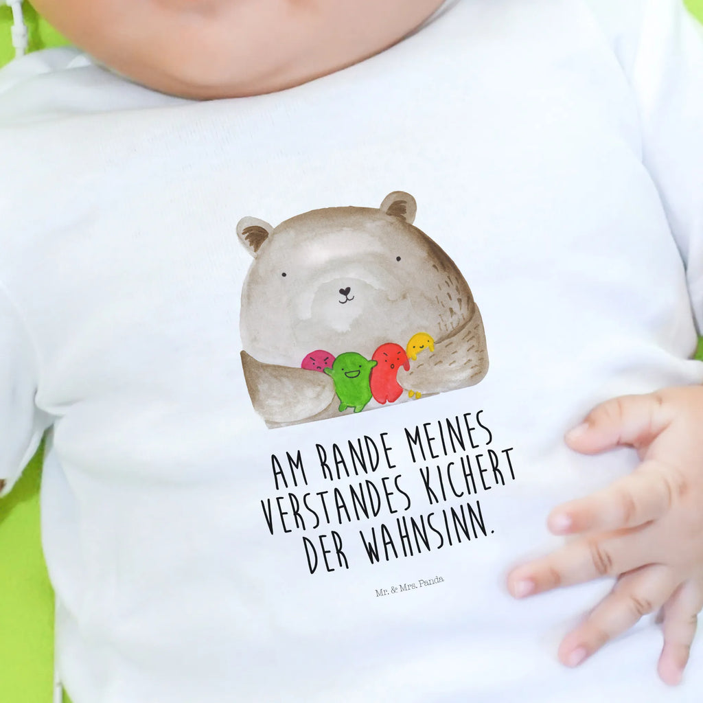 Organic Baby Shirt Bär Gefühl Baby T-Shirt, Jungen Baby T-Shirt, Mädchen Baby T-Shirt, Shirt, Bär, Teddy, Teddybär, Wahnsinn, Verrückt, Durchgedreht