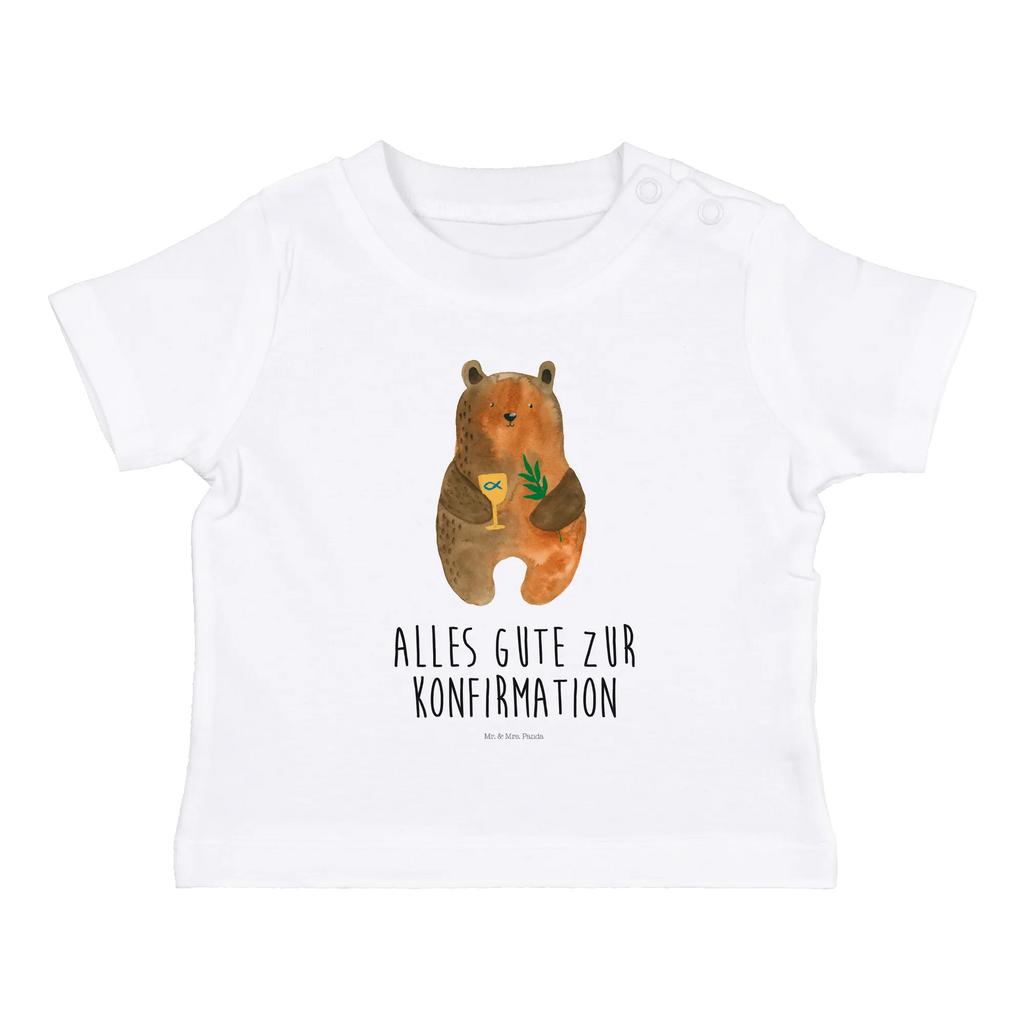 Organic Baby Shirt Bär Konfirmation Baby T-Shirt, Jungen Baby T-Shirt, Mädchen Baby T-Shirt, Shirt, Bär, Teddy, Teddybär, Konfirmation, Kirche, evangelisch, Gottesdienst