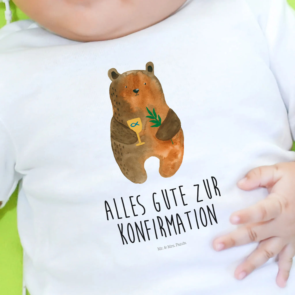 Organic Baby Shirt Bär Konfirmation Baby T-Shirt, Jungen Baby T-Shirt, Mädchen Baby T-Shirt, Shirt, Bär, Teddy, Teddybär, Konfirmation, Kirche, evangelisch, Gottesdienst