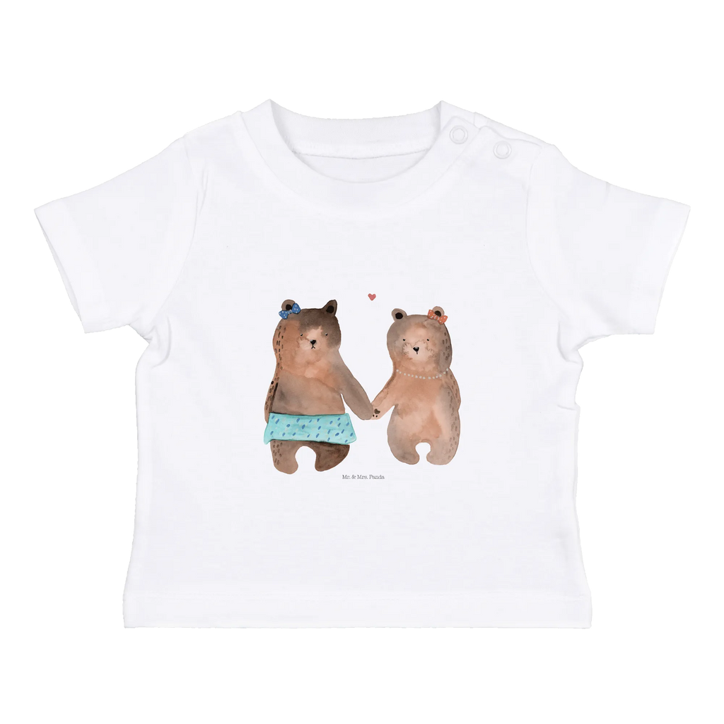 Organic Baby Shirt Bär Freundin Baby T-Shirt, Jungen Baby T-Shirt, Mädchen Baby T-Shirt, Shirt, Bär, Teddy, Teddybär, Bär Freundin Beste Freund Liebe Liebesbeweis Verliebt Kumpel Kumpeliene