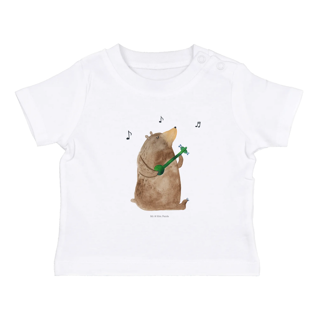 Organic Baby Shirt Bär Lied Baby T-Shirt, Jungen Baby T-Shirt, Mädchen Baby T-Shirt, Shirt, Bär, Teddy, Teddybär, Bärchen, Bear, Liebeslied, Lied, Song, Valentinstag, Valentine, Geschenk, Partner, Liebe, Freundin, Frau, Herz, Spruch