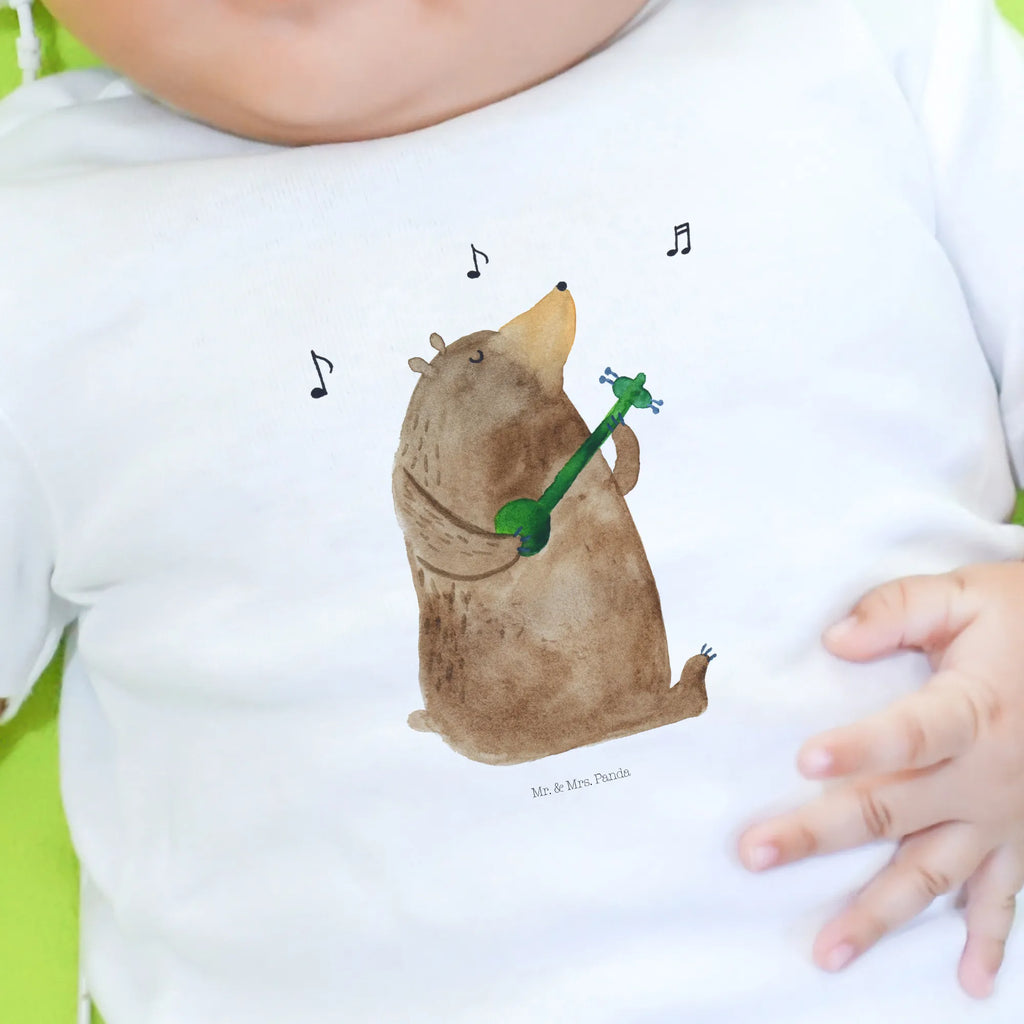 Organic Baby Shirt Bär Lied Baby T-Shirt, Jungen Baby T-Shirt, Mädchen Baby T-Shirt, Shirt, Bär, Teddy, Teddybär, Bärchen, Bear, Liebeslied, Lied, Song, Valentinstag, Valentine, Geschenk, Partner, Liebe, Freundin, Frau, Herz, Spruch