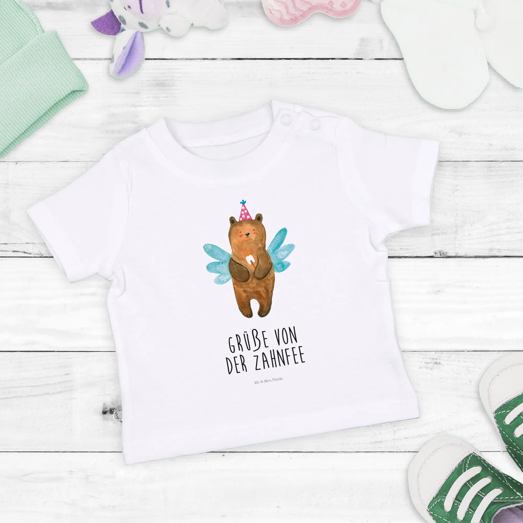 Organic Baby Shirt Bär Zahnfee Baby T-Shirt, Jungen Baby T-Shirt, Mädchen Baby T-Shirt, Shirt, Bär, Teddy, Teddybär, Zahnfee, Fee, Milchzahn, Erster Zahn