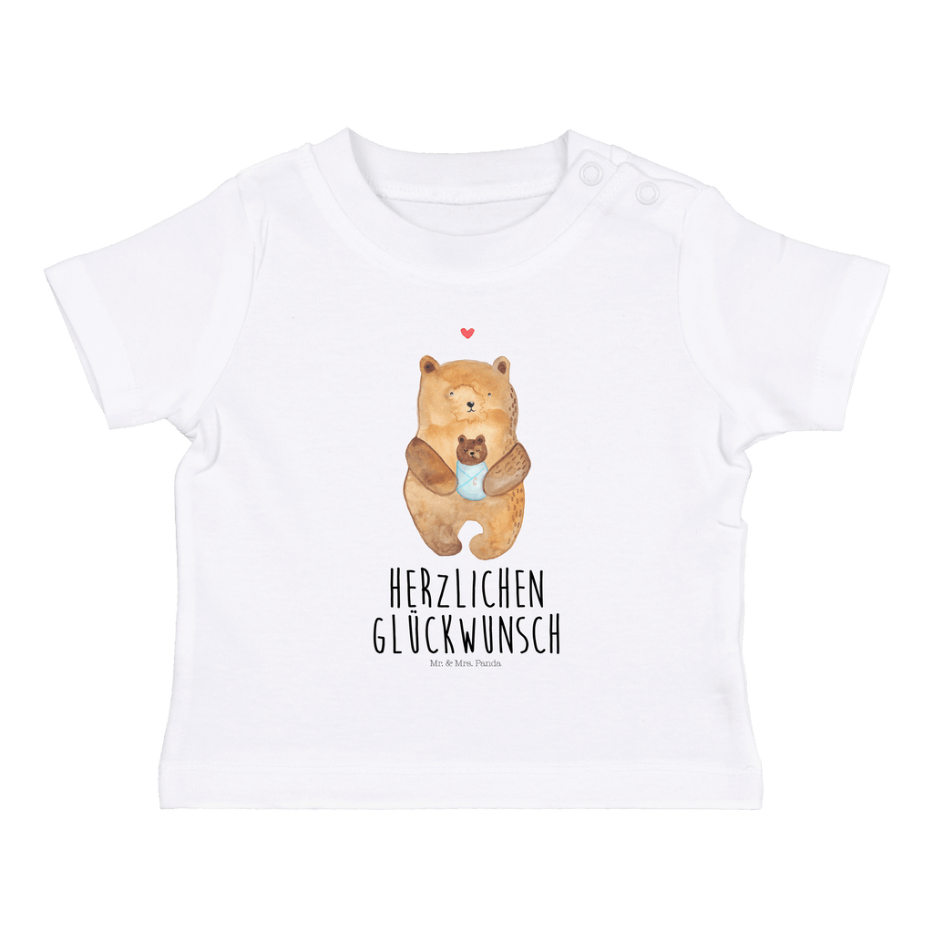 Organic Baby Shirt Bär Baby Baby T-Shirt, Jungen Baby T-Shirt, Mädchen Baby T-Shirt, Shirt, Bär, Teddy, Teddybär, Eltern, Mutter, Baby, Taufe, Geburt, Nichte, Neffe, Enkel, Enkelin, Täufling, Geburtstag, Glückwunsch