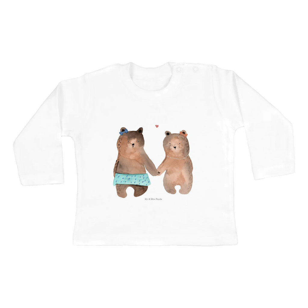 Baby Longsleeve Bär Freundin Mädchen, Jungen, Baby, Langarm, Bio, Kleidung, Bär, Teddy, Teddybär, Bär Freundin Beste Freund Liebe Liebesbeweis Verliebt Kumpel Kumpeliene