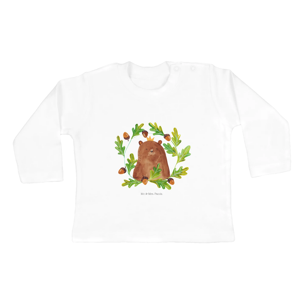 Baby Longsleeve Bär König Mädchen, Jungen, Baby, Langarm, Bio, Kleidung, Bär, Teddy, Teddybär, Papa, Papa Bär, bester Vater, bester Papa, weltbester Papa, Vatertag, Vater, Dad, Daddy, Papi