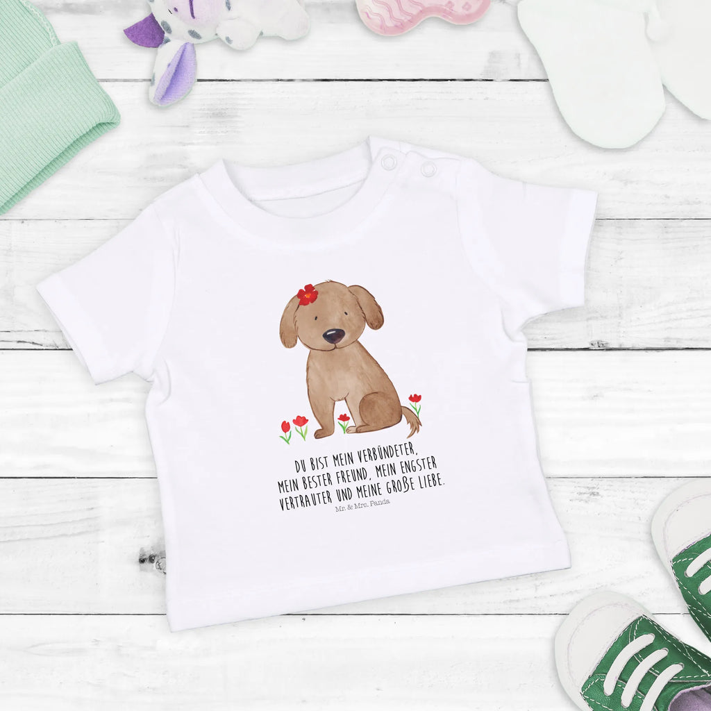 Organic Baby Shirt Hund Dame Baby T-Shirt, Jungen Baby T-Shirt, Mädchen Baby T-Shirt, Shirt, Hund, Hundemotiv, Haustier, Hunderasse, Tierliebhaber, Hundebesitzer, Sprüche, Hunde, Hundeliebe, Hundeglück, Liebe, Frauchen