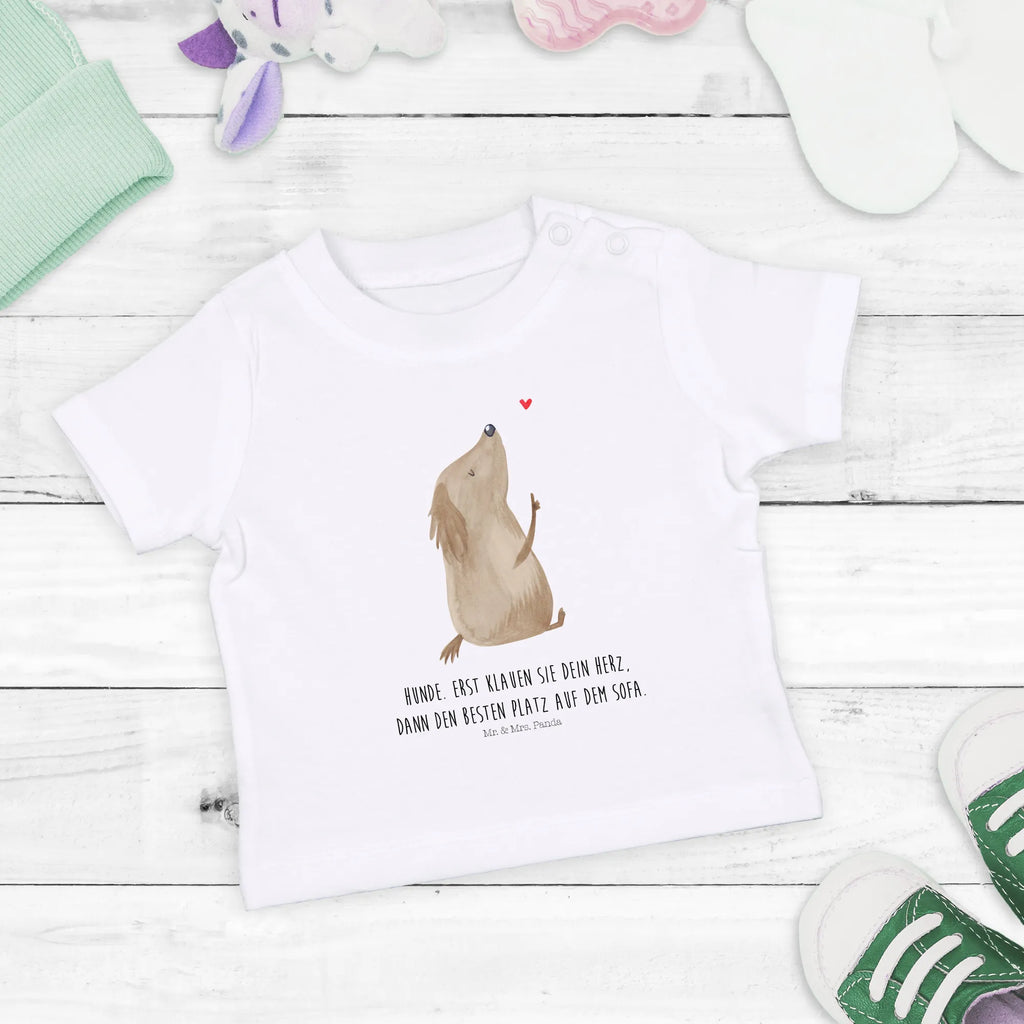 Organic Baby Shirt Hund Liebe Baby T-Shirt, Jungen Baby T-Shirt, Mädchen Baby T-Shirt, Shirt, Hund, Hundemotiv, Haustier, Hunderasse, Tierliebhaber, Hundebesitzer, Sprüche, Liebe, Hundeglück, Hundeliebe, Hunde, Frauchen