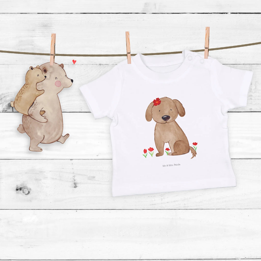 Organic Baby Shirt Hund Dame Baby T-Shirt, Jungen Baby T-Shirt, Mädchen Baby T-Shirt, Shirt, Hund, Hundemotiv, Haustier, Hunderasse, Tierliebhaber, Hundebesitzer, Sprüche, Hunde, Hundeliebe, Hundeglück, Liebe, Frauchen