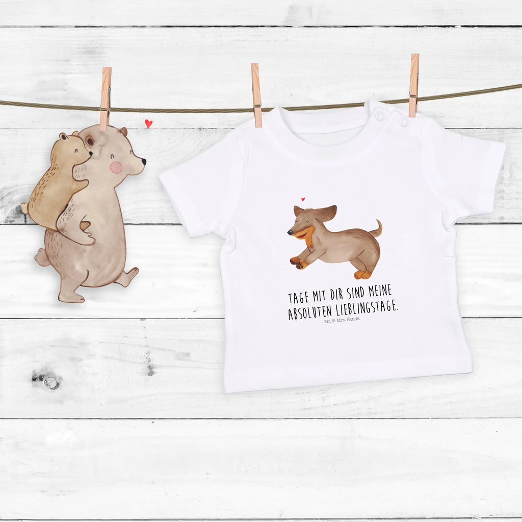 Organic Baby Shirt Hund Dackel Baby T-Shirt, Jungen Baby T-Shirt, Mädchen Baby T-Shirt, Shirt, Hund, Hundemotiv, Haustier, Hunderasse, Tierliebhaber, Hundebesitzer, Sprüche, Hunde, Dackel, Dachshund, happy dog