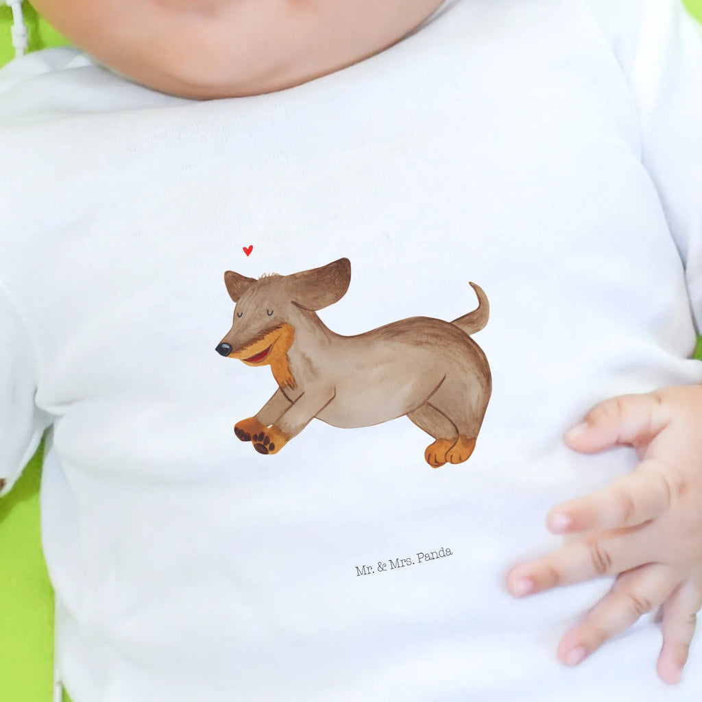 Organic Baby Shirt Hund Dackel Baby T-Shirt, Jungen Baby T-Shirt, Mädchen Baby T-Shirt, Shirt, Hund, Hundemotiv, Haustier, Hunderasse, Tierliebhaber, Hundebesitzer, Sprüche, Hunde, Dackel, Dachshund, happy dog