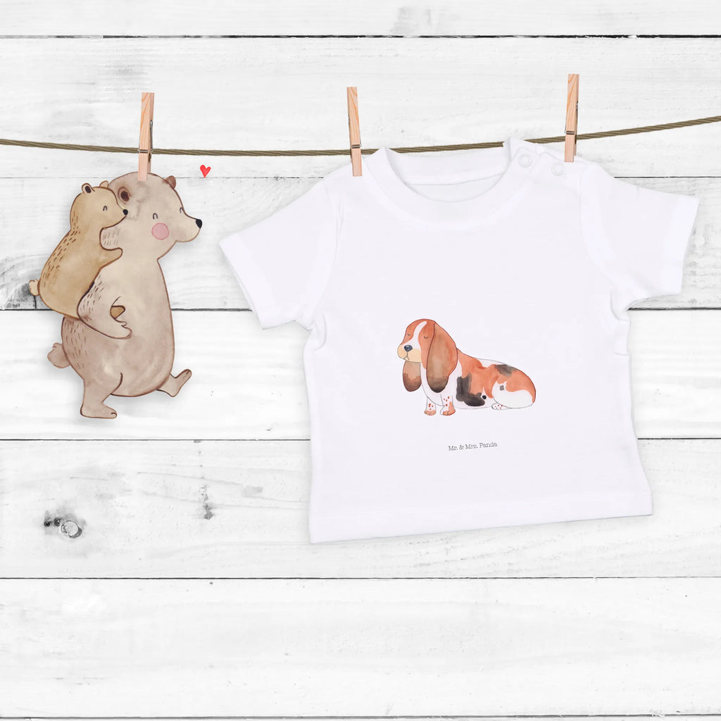 Organic Baby Shirt Hund Basset Hound Baby T-Shirt, Jungen Baby T-Shirt, Mädchen Baby T-Shirt, Shirt, Hund, Hundemotiv, Haustier, Hunderasse, Tierliebhaber, Hundebesitzer, Sprüche, Basset Hound, Basset, Hundeliebe, kinderlos