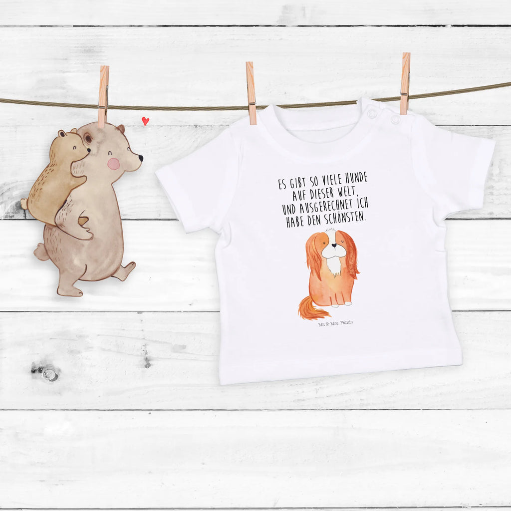 Organic Baby Shirt Hund Cavalier King Charles Spaniel Baby T-Shirt, Jungen Baby T-Shirt, Mädchen Baby T-Shirt, Shirt, Hund, Hundemotiv, Haustier, Hunderasse, Tierliebhaber, Hundebesitzer, Sprüche, Cavalier King Charles Spaniel, Cockerspaniel, Spaniel, Spruch, schönster Hund