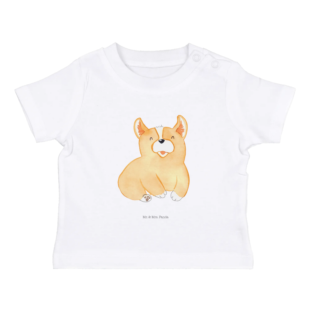 Organic Baby Shirt Corgie Baby T-Shirt, Jungen Baby T-Shirt, Mädchen Baby T-Shirt, Shirt, Hund, Hundemotiv, Haustier, Hunderasse, Tierliebhaber, Hundebesitzer, Sprüche, Corgie, Welsh Corgie Pembroke, britisch, Motivation, Spruch, Hundespruch, Lebensfreude