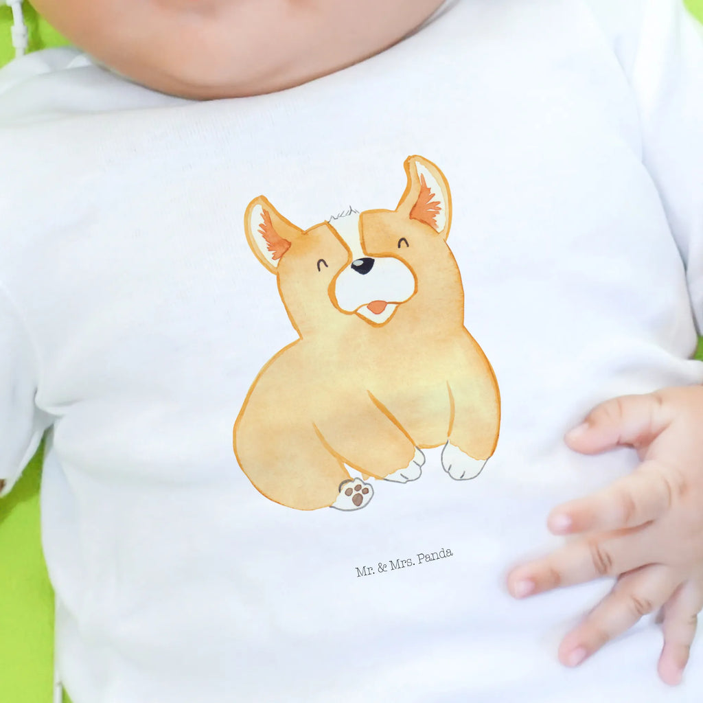 Organic Baby Shirt Corgie Baby T-Shirt, Jungen Baby T-Shirt, Mädchen Baby T-Shirt, Shirt, Hund, Hundemotiv, Haustier, Hunderasse, Tierliebhaber, Hundebesitzer, Sprüche, Corgie, Welsh Corgie Pembroke, britisch, Motivation, Spruch, Hundespruch, Lebensfreude