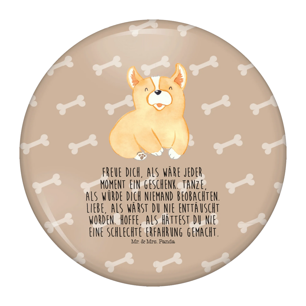 Button Corgie 50mm Button, Button, Pin, Anstecknadel, Hund, Hundemotiv, Haustier, Hunderasse, Tierliebhaber, Hundebesitzer, Sprüche, Corgie, Welsh Corgie Pembroke, britisch, Motivation, Spruch, Hundespruch, Lebensfreude