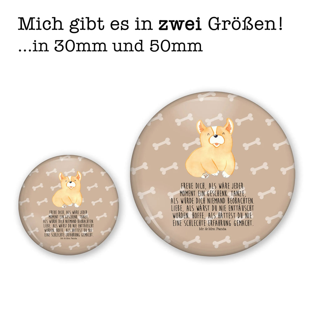 Button Corgie 50mm Button, Button, Pin, Anstecknadel, Hund, Hundemotiv, Haustier, Hunderasse, Tierliebhaber, Hundebesitzer, Sprüche, Corgie, Welsh Corgie Pembroke, britisch, Motivation, Spruch, Hundespruch, Lebensfreude