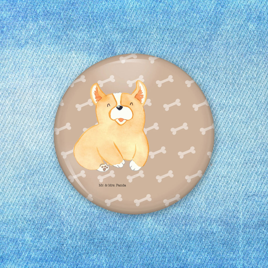 Button Corgie 50mm Button, Button, Pin, Anstecknadel, Hund, Hundemotiv, Haustier, Hunderasse, Tierliebhaber, Hundebesitzer, Sprüche, Corgie, Welsh Corgie Pembroke, britisch, Motivation, Spruch, Hundespruch, Lebensfreude