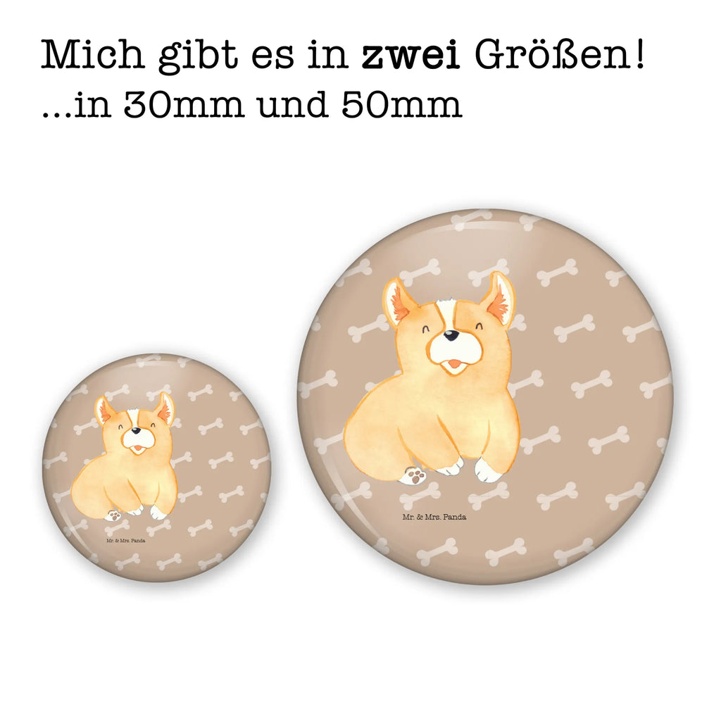 Button Corgie 50mm Button, Button, Pin, Anstecknadel, Hund, Hundemotiv, Haustier, Hunderasse, Tierliebhaber, Hundebesitzer, Sprüche, Corgie, Welsh Corgie Pembroke, britisch, Motivation, Spruch, Hundespruch, Lebensfreude