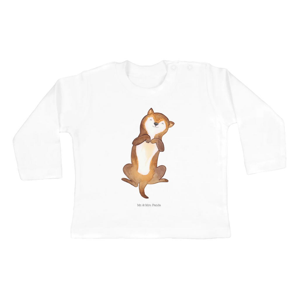 Baby Longsleeve Hund Bauchkraulen Mädchen, Jungen, Baby, Langarm, Bio, Kleidung, Hund, Hundemotiv, Haustier, Hunderasse, Tierliebhaber, Hundebesitzer, Sprüche, Hunde, Hundeliebe, Hundewelpe, Bauchkraulen