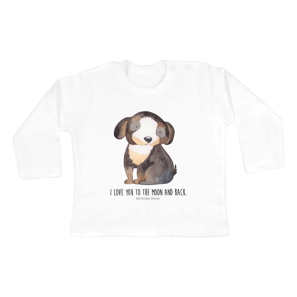 Baby Longsleeve Hund entspannt Mädchen, Jungen, Baby, Langarm, Bio, Kleidung, Hund, Hundemotiv, Haustier, Hunderasse, Tierliebhaber, Hundebesitzer, Sprüche, schwarzer Hund, Hundeliebe, Liebe, Hundeglück