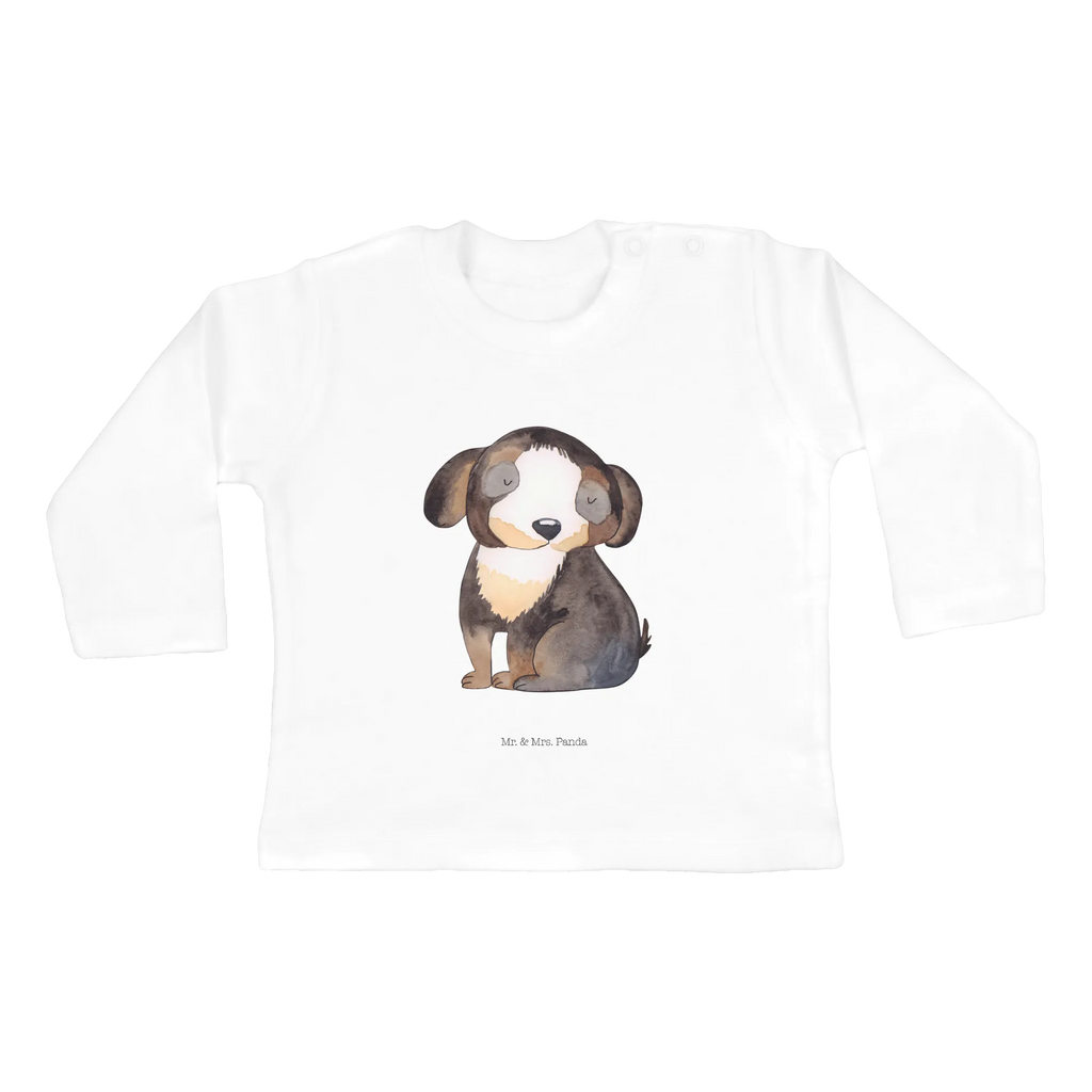 Baby Longsleeve Hund entspannt Mädchen, Jungen, Baby, Langarm, Bio, Kleidung, Hund, Hundemotiv, Haustier, Hunderasse, Tierliebhaber, Hundebesitzer, Sprüche, schwarzer Hund, Hundeliebe, Liebe, Hundeglück