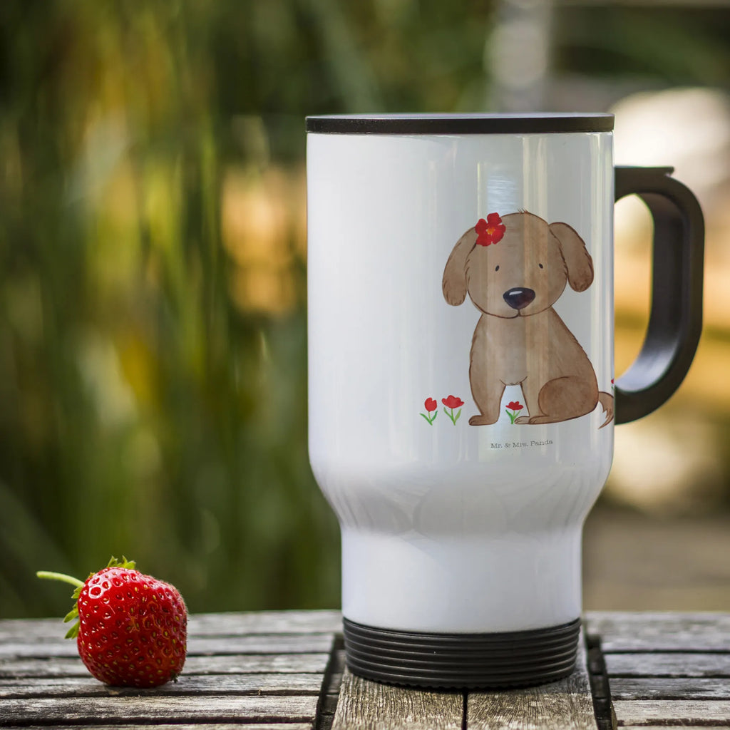 Thermobecher Hund Hundedame Thermobecher, To Go Becher, Thermotasse, Kaffeebecher, Isolierbecher, Thermobecher To Go, Warmhaltetasse, Edelstahlbecher, Reisebecher, Tasse mit Deckel, Thermobecher für 400 ml, Kaffeetasse zum Mitnehmen, Tasse zum Mitnehmen, Spülmaschinenfest, Hund, Hundemotiv, Haustier, Hunderasse, Tierliebhaber, Hundebesitzer, Sprüche, Hunde, Hundeliebe, Hundeglück, Liebe, Frauchen