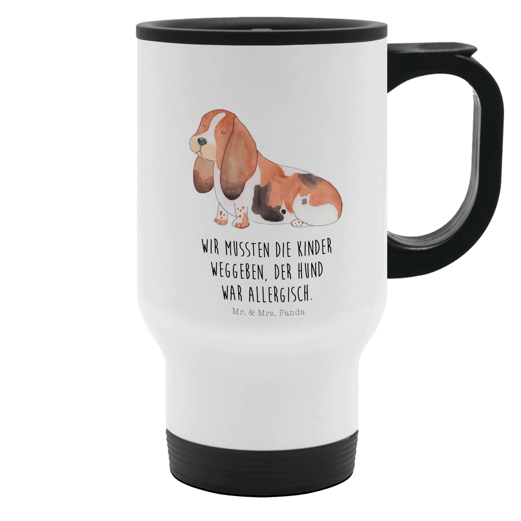 Thermobecher Hund Basset Hound Thermobecher, To Go Becher, Thermotasse, Kaffeebecher, Isolierbecher, Thermobecher To Go, Warmhaltetasse, Edelstahlbecher, Reisebecher, Tasse mit Deckel, Thermobecher für 400 ml, Kaffeetasse zum Mitnehmen, Tasse zum Mitnehmen, Spülmaschinenfest, Hund, Hundemotiv, Haustier, Hunderasse, Tierliebhaber, Hundebesitzer, Sprüche, Basset Hound, Basset, Hundeliebe, kinderlos