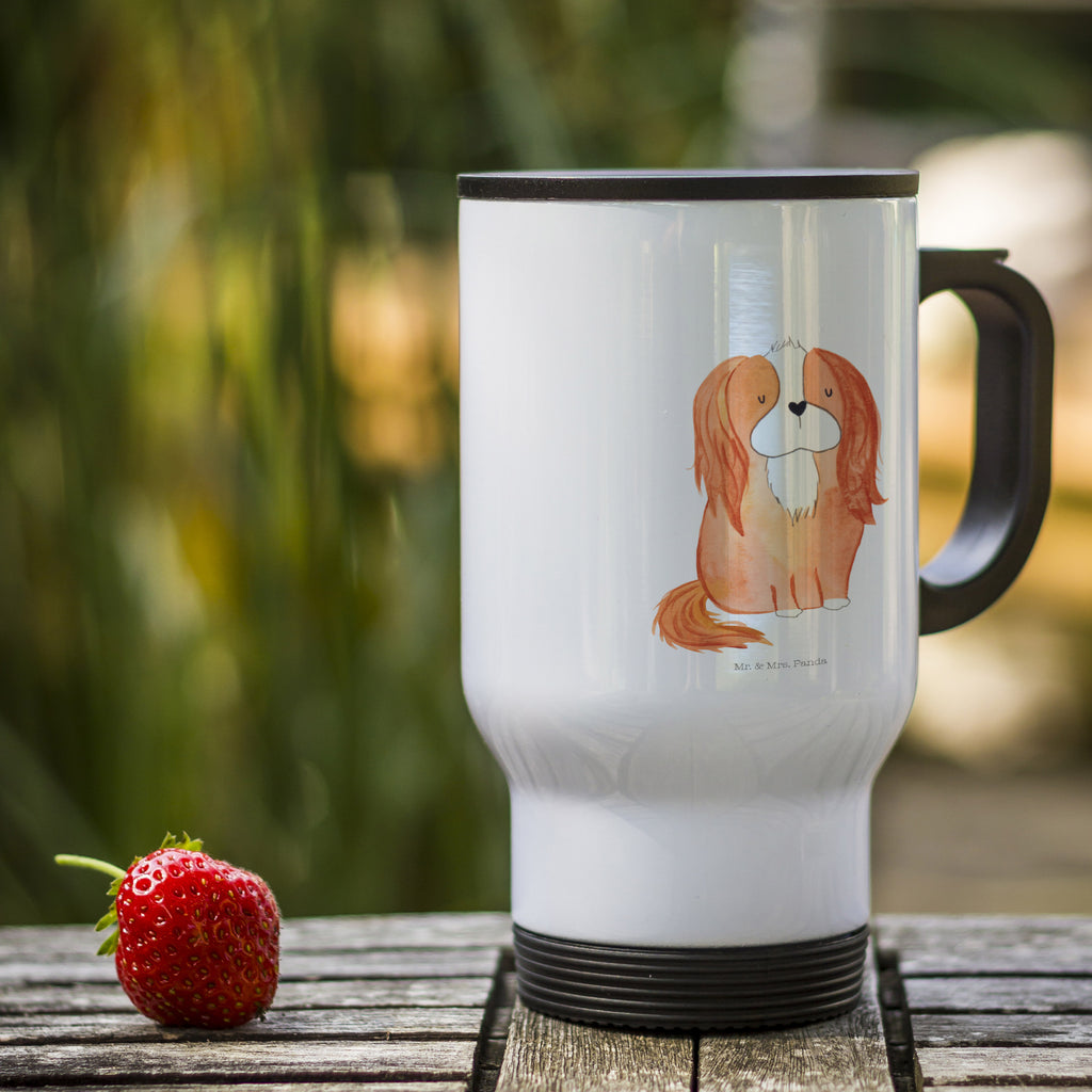 Thermobecher Cavalier King Charles Spaniel Thermobecher, To Go Becher, Thermotasse, Kaffeebecher, Isolierbecher, Thermobecher To Go, Warmhaltetasse, Edelstahlbecher, Reisebecher, Tasse mit Deckel, Thermobecher für 400 ml, Kaffeetasse zum Mitnehmen, Tasse zum Mitnehmen, Spülmaschinenfest, Hund, Hundemotiv, Haustier, Hunderasse, Tierliebhaber, Hundebesitzer, Sprüche, Cavalier King Charles Spaniel, Cockerspaniel, Spaniel, Spruch, schönster Hund