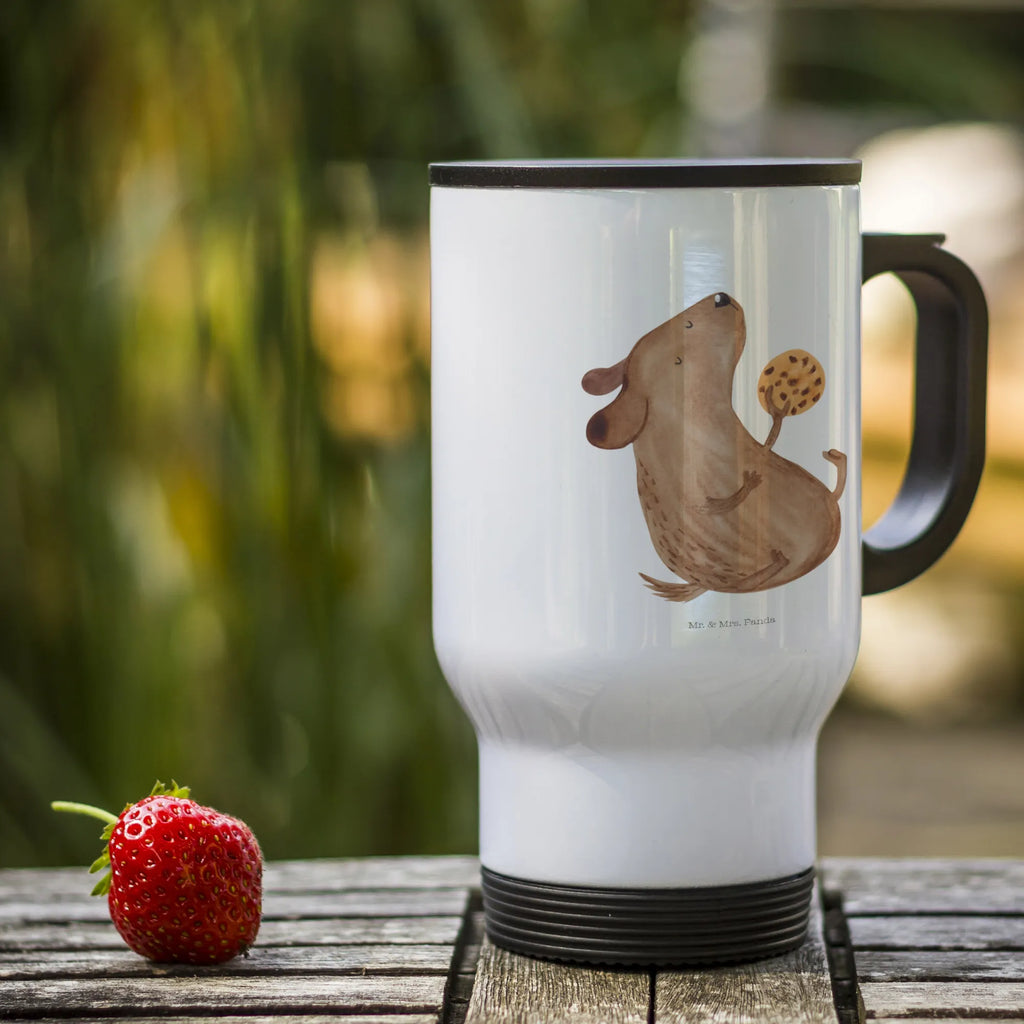 Thermobecher Hund Keks Thermobecher, To Go Becher, Thermotasse, Kaffeebecher, Isolierbecher, Thermobecher To Go, Warmhaltetasse, Edelstahlbecher, Reisebecher, Tasse mit Deckel, Thermobecher für 400 ml, Kaffeetasse zum Mitnehmen, Tasse zum Mitnehmen, Spülmaschinenfest, Hund, Hundemotiv, Haustier, Hunderasse, Tierliebhaber, Hundebesitzer, Sprüche, Hundekekse, Leckerli, Hundeleckerli, Hundesnacks