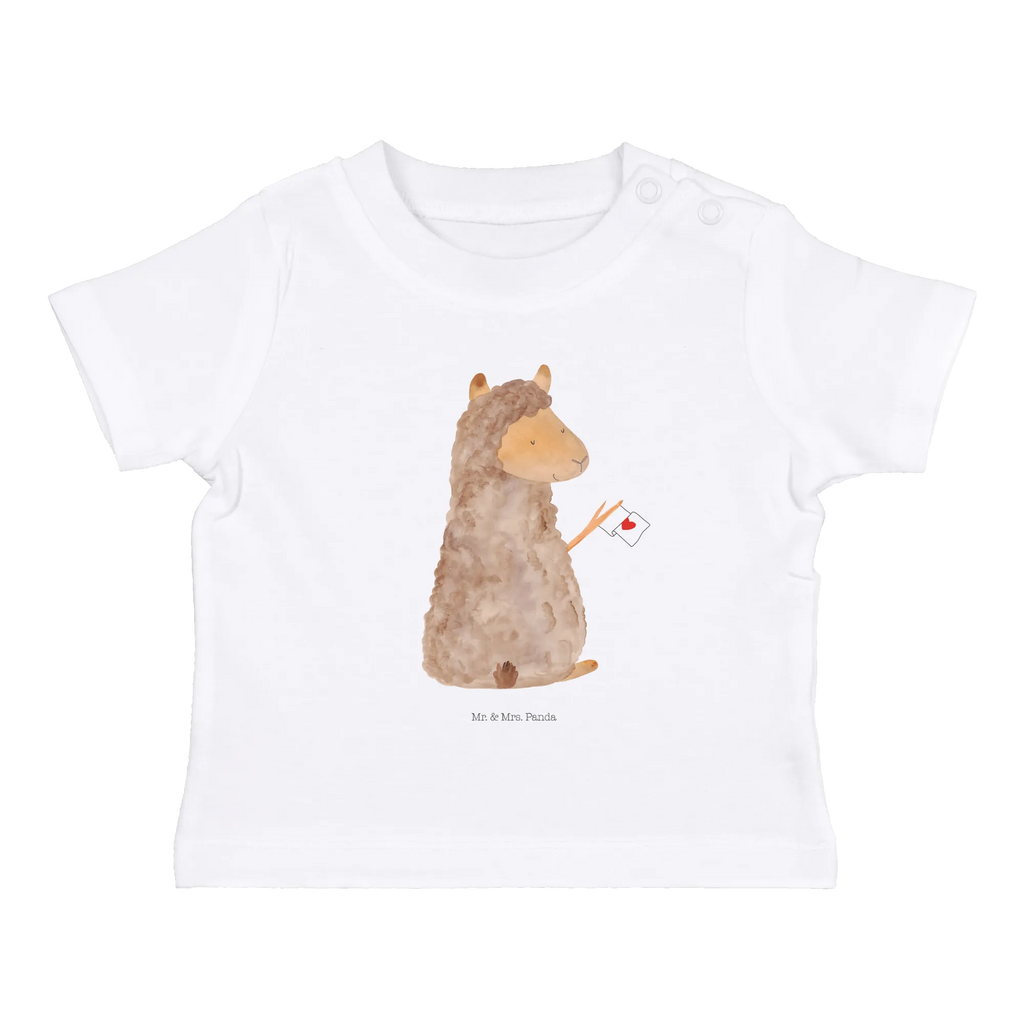 Organic Baby Shirt Alpaka Fahne Baby T-Shirt, Jungen Baby T-Shirt, Mädchen Baby T-Shirt, Shirt, Alpaka, Lama, Alpakas, Lamas, Liebe