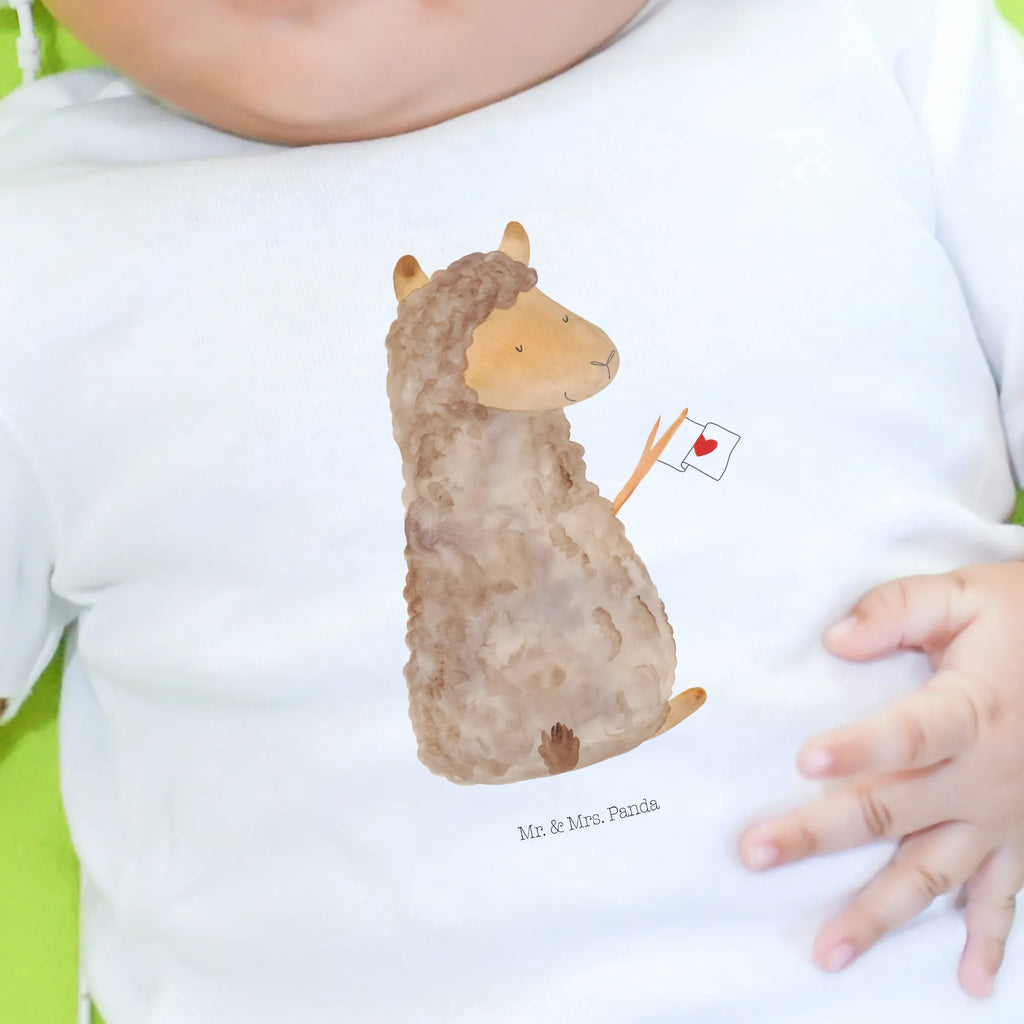 Organic Baby Shirt Alpaka Fahne Baby T-Shirt, Jungen Baby T-Shirt, Mädchen Baby T-Shirt, Shirt, Alpaka, Lama, Alpakas, Lamas, Liebe