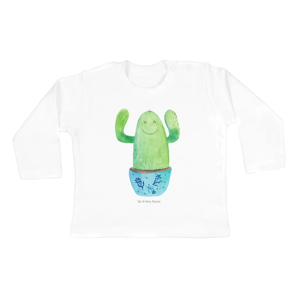 Baby Longsleeve Kaktus Happy Mädchen, Jungen, Baby, Longsleeve, Langarm, Bio, Kleidung, uni, Langarmshirt, Kaktus, Kakteen, Motivation, Spruch, lustig, Kindersicherung, Neustart, Büro, Büroalltag, Kollege, Kollegin, Freundin, Mutter, Familie, Ausbildung