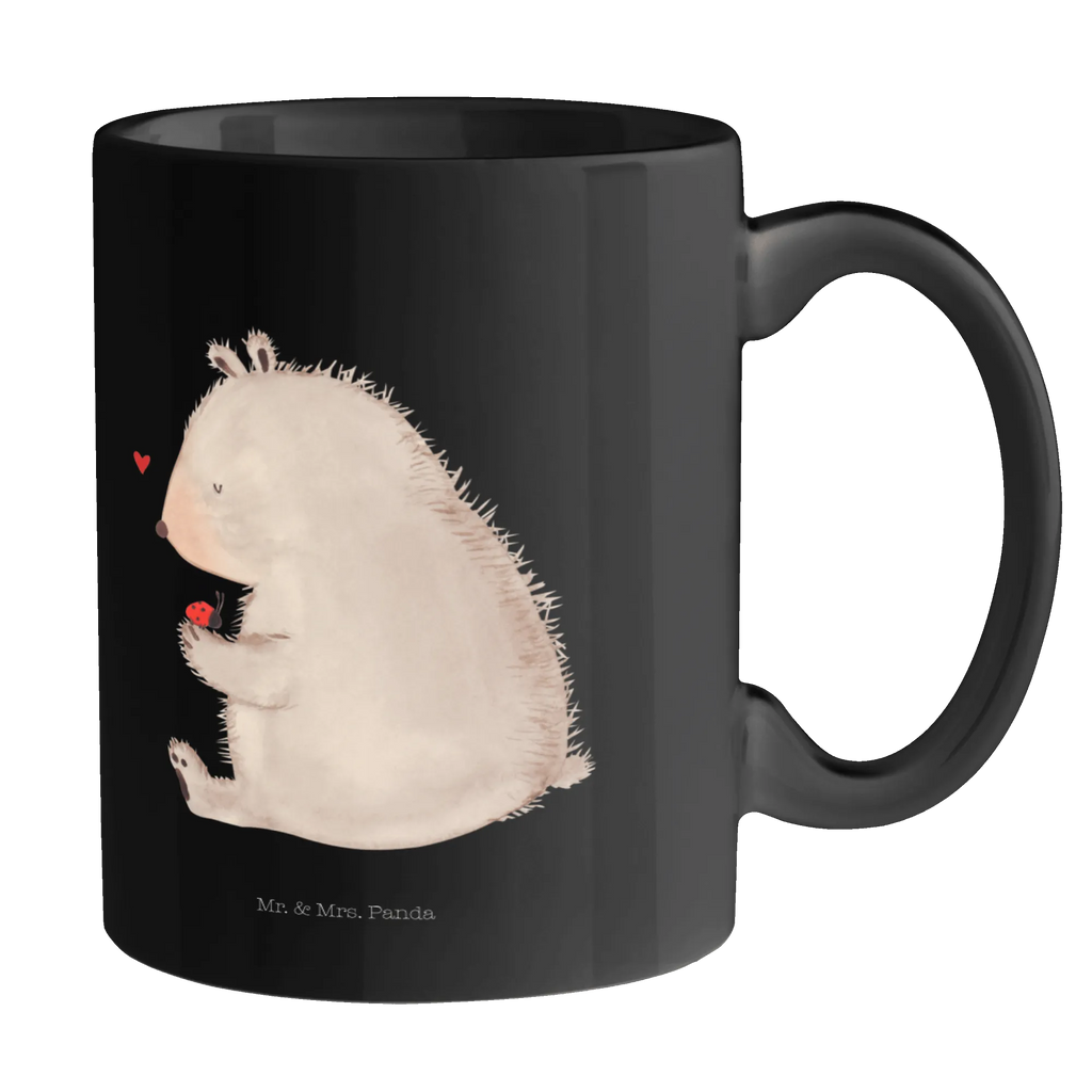 Tasse Bär mit Marienkäfer Tasse, Kaffeetasse, Teetasse, Becher, Kaffeebecher, Teebecher, Keramiktasse, Porzellantasse, Büro Tasse, Geschenk Tasse, Tasse Sprüche, Tasse Motive, Kaffeetassen, Tasse bedrucken, Designer Tasse, Cappuccino Tassen, Schöne Teetassen, Bär, Teddy, Teddybär, Marienkäfer, Liebe, Freiheit, Motivation, Das Leben ist schön