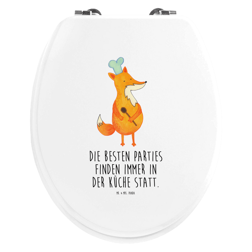 Motiv WC Sitz Fuchs Koch Klobrille, Klodeckel, Toilettendeckel, WC-Sitz, Toilette, Fuchs, Füchse, Koch Geschenk, Küche Spruch, Küche Deko, Köche, Bäcker, Party Spruch, Spruch lustig, witzig