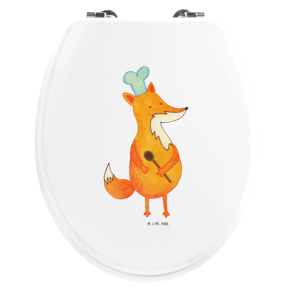 Motiv WC Sitz Fuchs Koch Klobrille, Klodeckel, Toilettendeckel, WC-Sitz, Toilette, Fuchs, Füchse, Koch Geschenk, Küche Spruch, Küche Deko, Köche, Bäcker, Party Spruch, Spruch lustig, witzig