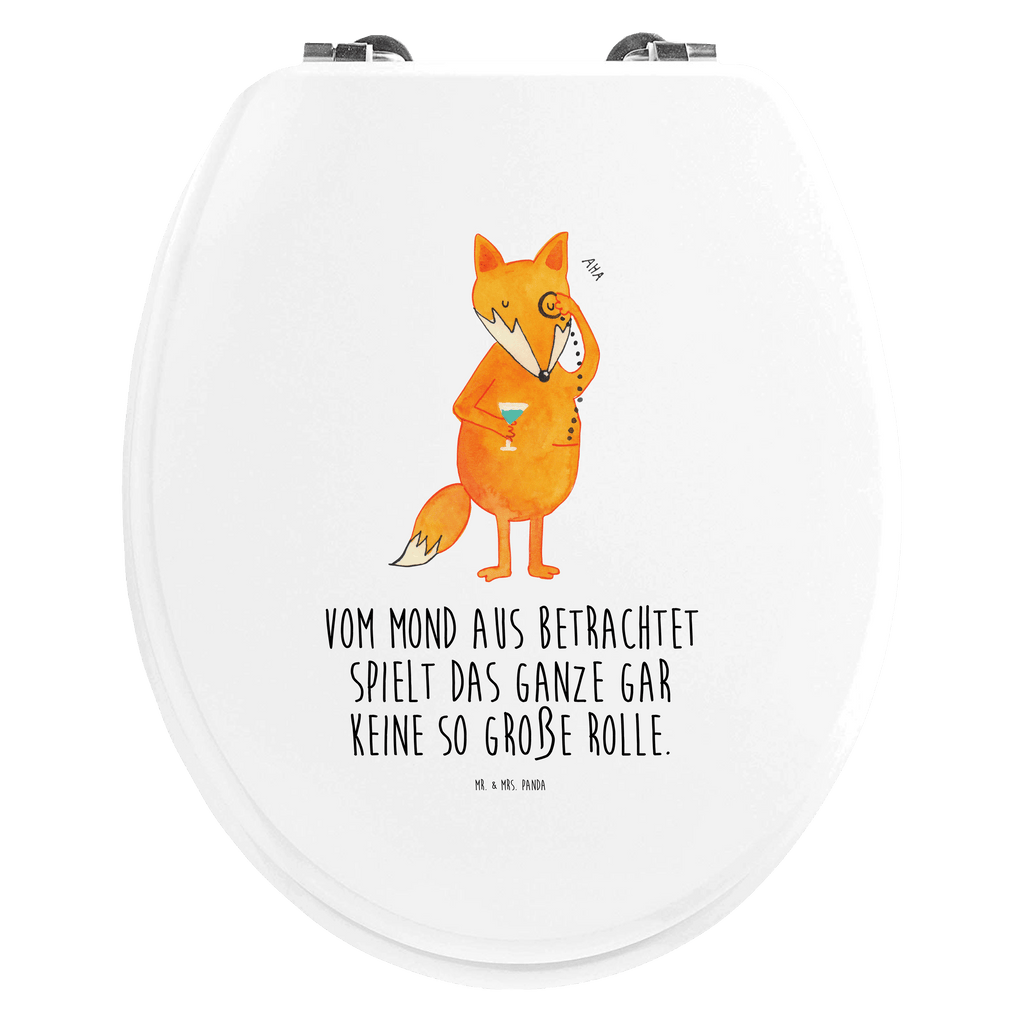 Motiv WC Sitz Fuchs Lord Klobrille, Klodeckel, Toilettendeckel, WC-Sitz, Toilette, Fuchs, Füchse, tröstende Worte, Spruch lustig, Liebeskummer Geschenk, Motivation Spruch, Problemlösung